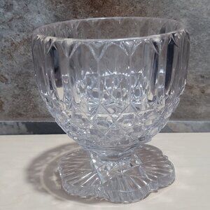 Vintage Cut Glass Dish Bowl Candy Dish Trinket Dish